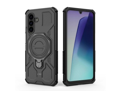 Funda Tech-Protect TacticStand MagSafe para Samsung Galaxy A17 / A18 4G / 5G - Negro mate Funda Tech-Protect TacticStand MagSafe para Samsung Galaxy A17 / A18 4G / 5G - Negro mate