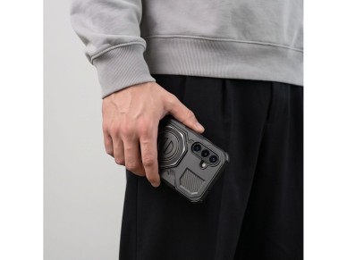 Funda Tech-Protect TacticStand MagSafe para Samsung Galaxy A17 / A18 4G / 5G - Negro mate Funda Tech-Protect TacticStand MagSafe para Samsung Galaxy A17 / A18 4G / 5G - Negro mate