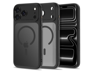 Tech-Protect MagPeak MagSafe CC Case for iPhone 18 Pro Max / 17 Pro Max - Matte Black
