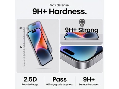 Tech-Protect Quick Set+ 2-Pack Tempered Glass for iPhone 18 Pro Max / 17 pro Max Tech-Protect Quick Set+ 2-Pack Tempered Glass for iPhone 18 Pro Max / 17 pro Max