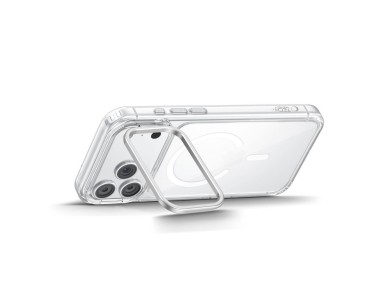 Tech-Protect MagStand MagSafe CC Case for iPhone 18 Pro Max / 17 Pro Max - Transparent Tech-Protect MagStand MagSafe CC Case for iPhone 18 Pro Max / 17 Pro Max - Transparent