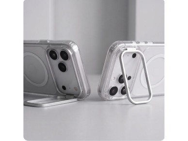 Tech-Protect MagStand MagSafe CC Case for iPhone 18 Pro Max / 17 Pro Max - Transparent Tech-Protect MagStand MagSafe CC Case for iPhone 18 Pro Max / 17 Pro Max - Transparent