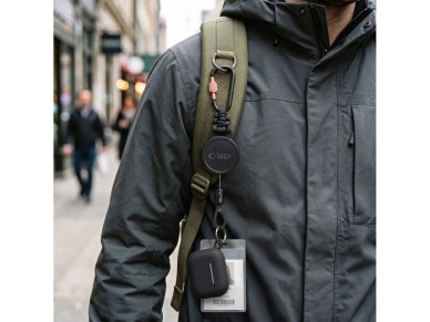 Tech-Protect ATH04 UrbanLoop Lanyard - Black and Orange