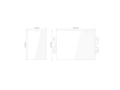 Kit com 2 películas de vidro temperado Tech-Protect Glass Fit+ + 2 películas de hidrogel Tech-Protec Kit com 2 películas de vidro temperado Tech-Protect Glass Fit+ + 2 películas de hidrogel Tech-Protec