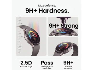 Tech-Protect Easy Set+ 2-Pack Tempered Glass for Samsung Galaxy Watch Ultra 44mm