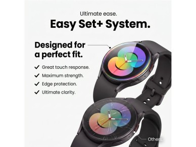 Tech-Protect Easy Set+ 2-Pack Tempered Glass for Samsung Galaxy Watch Ultra 47mm