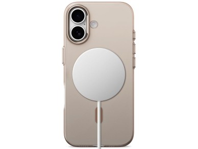 Funda Tech-Protect MagZero MagSafe para iPhone 17 - beige-marr�n mate