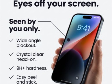 Tech-Protect Glass SPY+ 2-Pack Privacy Tempered Glass for iPhone 18 Pro Max