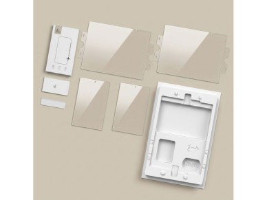 Kit com 2 películas de vidro temperado Tech-Protect Glass Fit+ + 2 películas de hidrogel Tech-Protec Kit com 2 películas de vidro temperado Tech-Protect Glass Fit+ + 2 películas de hidrogel Tech-Protec