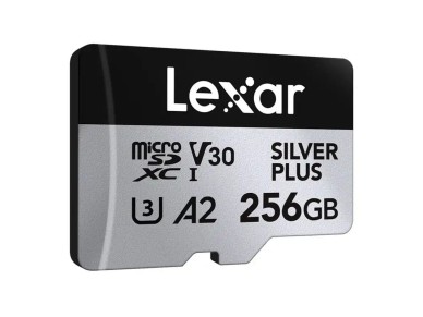 Karta pamięci Lexar High-Performance Silver Plus microSDXC 256GB + adapter