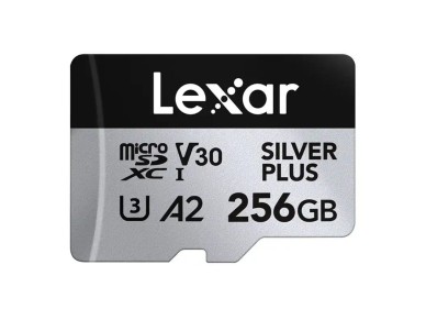 Karta pamięci Lexar High-Performance Silver Plus microSDXC 256GB + adapter
