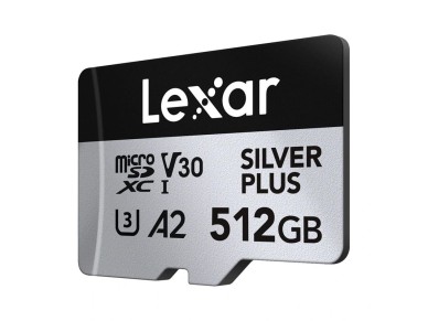 Lexar High-Performance Silver Plus microSDXC 512GB + adaptador