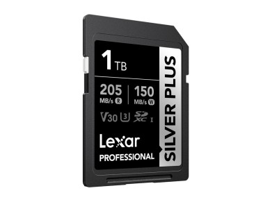 Lexar Professional SILVER PLUS SDXC 1TB memory card Lexar Professional SILVER PLUS SDXC 1TB memory card