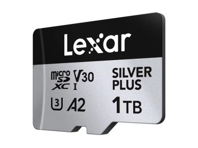 Karta pamięci Lexar High-Performance Silver Plus microSDXC 1TB + adapter Karta pamięci Lexar High-Performance Silver Plus microSDXC 1TB + adapter