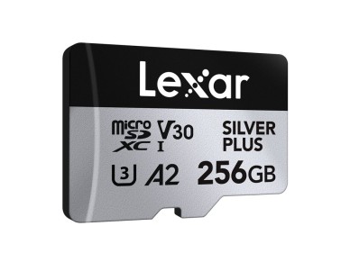 Karta pamięci Lexar High-Performance Silver Plus microSDXC 256GB + adapter