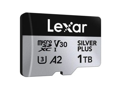 Karta pamięci Lexar High-Performance Silver Plus microSDXC 1TB + adapter Karta pamięci Lexar High-Performance Silver Plus microSDXC 1TB + adapter