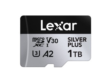Karta pamięci Lexar High-Performance Silver Plus microSDXC 1TB + adapter Karta pamięci Lexar High-Performance Silver Plus microSDXC 1TB + adapter