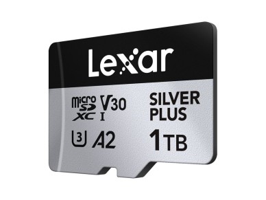 Karta pamięci Lexar High-Performance Silver Plus microSDXC 1TB + adapter Karta pamięci Lexar High-Performance Silver Plus microSDXC 1TB + adapter