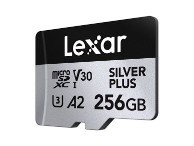 Karta pamięci Lexar High-Performance Silver Plus microSDXC 256GB + adapter