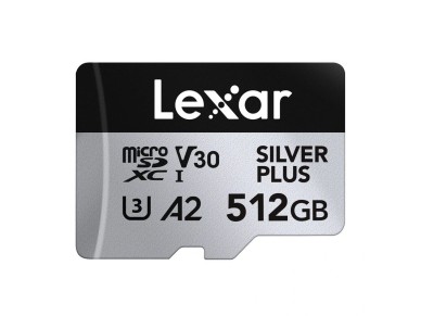 Lexar High-Performance Silver Plus microSDXC 512GB + adaptador
