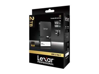 Lexar Professional SL400 SSD port�til de 2 TB + Hub