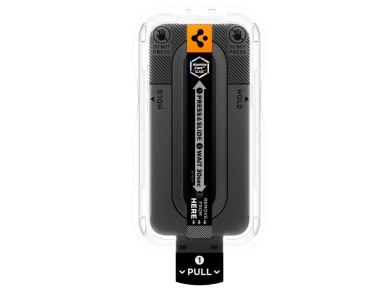 Spigen Glas.tR EZ Fit Pro HD AC Película de Vidro Temperado com Privacidade para iPhone 18 Pro Max Spigen Glas.tR EZ Fit Pro HD AC Película de Vidro Temperado com Privacidade para iPhone 18 Pro Max