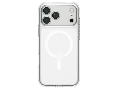 Capa Spigen Ultra Hybrid MagSafe para iPhone 18 Pro / 17 Pro - Transparente e Branca Capa Spigen Ultra Hybrid MagSafe para iPhone 18 Pro / 17 Pro - Transparente e Branca