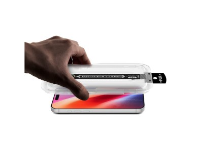 Spigen Glas.tR EZ Fit Pro HD AC Película de Vidro Temperado com Privacidade para iPhone 18 Pro Max Spigen Glas.tR EZ Fit Pro HD AC Película de Vidro Temperado com Privacidade para iPhone 18 Pro Max