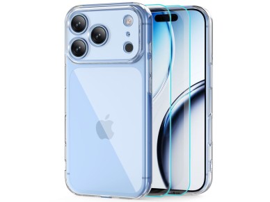 Tech-Protect FlexAir Case + Tech-Protect Glass Fit+ 2-Pack Tempered Glass for iPhone 18 Pro Max / 17