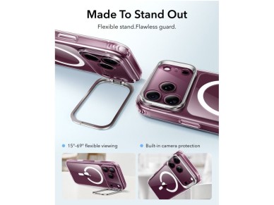 Funda ESR Classic Hybrid con soporte MagSafe para iPhone 18 Pro / 17 Pro - Transparente