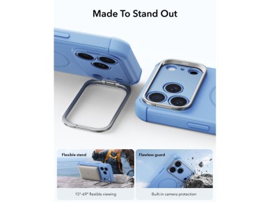 ESR Cyber Tough Kickstand MagSafe Case for iPhone 18 Pro Max / 17 Pro Max - Light Blue ESR Cyber Tough Kickstand MagSafe Case for iPhone 18 Pro Max / 17 Pro Max - Light Blue