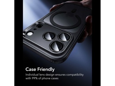 ESR Armorite Camera Protector Tempered Glass for iPhone 18 Pro / 18 Pro Max - Black