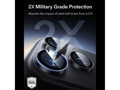 ESR Armorite Camera Protector Tempered Glass for iPhone 18 Pro / 18 Pro Max - Black