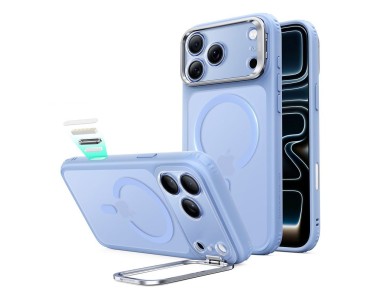 ESR Classic Hybrid Kickstand MagSafe Case for iPhone 18 Pro Max / 17 Pro Max - Light Blue Matte ESR Classic Hybrid Kickstand MagSafe Case for iPhone 18 Pro Max / 17 Pro Max - Light Blue Matte