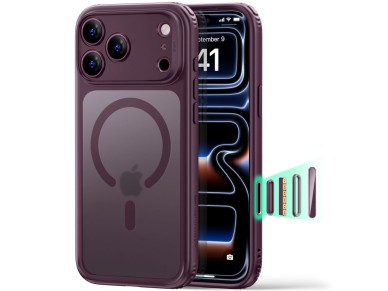 ESR Classic Hybrid MagSafe case for iPhone 18 Pro / 17 Pro - dark cherry ESR Classic Hybrid MagSafe case for iPhone 18 Pro / 17 Pro - dark cherry