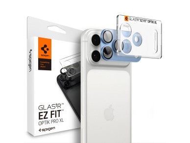 Protector de pantalla de cristal templado Spigen Optik Pro XL GLAS.TR EZ FIT para c�mara de iPhone 1