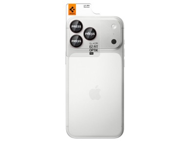 Protector de pantalla de cámara de vidrio templado Spigen Optik Pro GLAS.TR EZ FIT (paquete de 2) pa Protector de pantalla de cámara de vidrio templado Spigen Optik Pro GLAS.TR EZ FIT (paquete de 2) pa