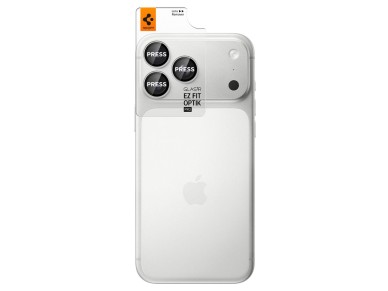 Protector de pantalla de cámara de vidrio templado Spigen Optik Pro GLAS.TR EZ FIT (paquete de 2) pa Protector de pantalla de cámara de vidrio templado Spigen Optik Pro GLAS.TR EZ FIT (paquete de 2) pa