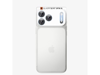 Protector de pantalla de cristal templado Spigen Optik Pro XL GLAS.TR EZ FIT para c�mara de iPhone 1