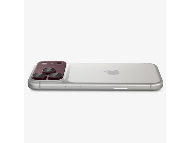 Protector de pantalla de vidrio templado Spigen Optik Pro XL GLAS.TR EZ FIT para iPhone 18 Pro - Roj