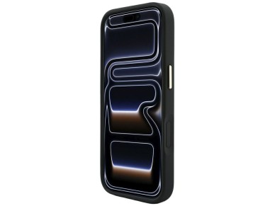 Capa Guess Saffiano Peony & Ring MagSafe para iPhone 17 Pro Max / 18 Pro Max - Preta Capa Guess Saffiano Peony & Ring MagSafe para iPhone 17 Pro Max / 18 Pro Max - Preta