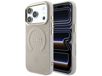 Funda Guess Saffiano Peony & Ring MagSafe para iPhone 17 Pro Max / 18 Pro Max - Rosa Funda Guess Saffiano Peony & Ring MagSafe para iPhone 17 Pro Max / 18 Pro Max - Rosa