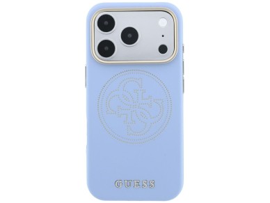 Guess Perforated 4G Gold Logo Magsafe Case for iPhone 18 Pro Max / 17 Pro Max - Light Blue Guess Perforated 4G Gold Logo Magsafe Case for iPhone 18 Pro Max / 17 Pro Max - Light Blue