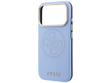 Guess Perforated 4G Gold Logo Magsafe Case for iPhone 18 Pro Max / 17 Pro Max - Light Blue Guess Perforated 4G Gold Logo Magsafe Case for iPhone 18 Pro Max / 17 Pro Max - Light Blue
