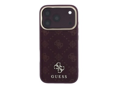 Guess Peony 4G Small Logo MagSafe Case for iPhone 17 Pro / 18 Pro - Burgundy Guess Peony 4G Small Logo MagSafe Case for iPhone 17 Pro / 18 Pro - Burgundy