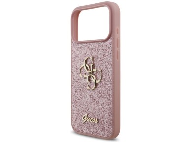 Guess Fixed Glitter Big 4G Case for iPhone 18 Pro Max / 17 Pro Max - Pink Guess Fixed Glitter Big 4G Case for iPhone 18 Pro Max / 17 Pro Max - Pink