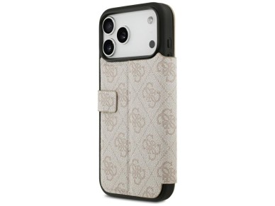 Guess Book 4G Metal Logo Case for iPhone 18 Pro Max / 17 Pro Max - Pink