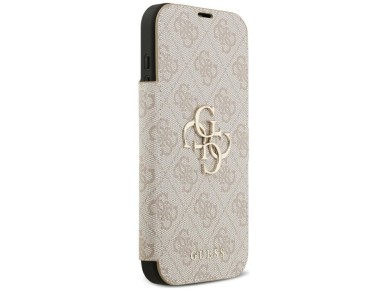 Guess Book 4G Metal Logo Case for iPhone 18 Pro Max / 17 Pro Max - Pink