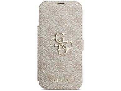 Guess Book 4G Metal Logo Case for iPhone 18 Pro Max / 17 Pro Max - Pink