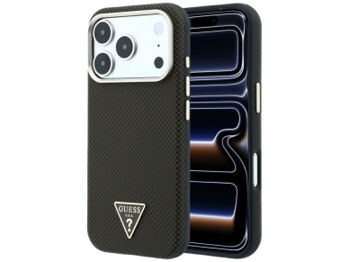 Guess Kevlar Triangle Logo MagSafe Case for iPhone 17 Pro Max / 18 Pro Max - Brown Guess Kevlar Triangle Logo MagSafe Case for iPhone 17 Pro Max / 18 Pro Max - Brown